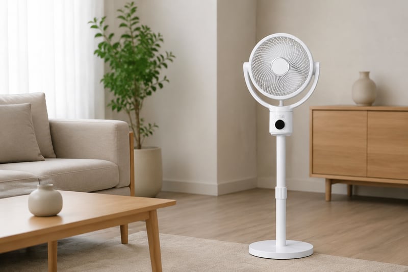 10 inch 3 in 1 BLDC Stand Fan illustrative application scene