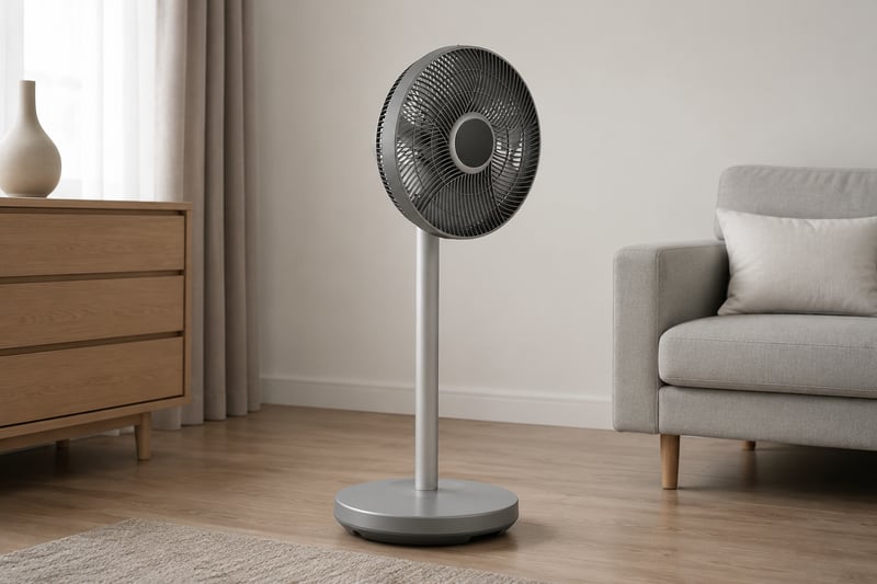 12 inch 3 in 1 Shaftless DC Table and Stand Fan illustrative application scene