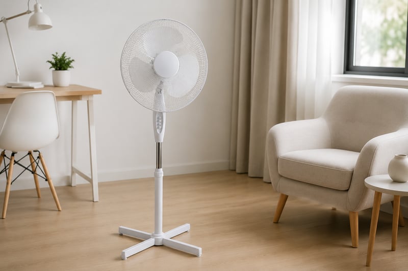 16 inch AC Stand Fan illustrative application scene