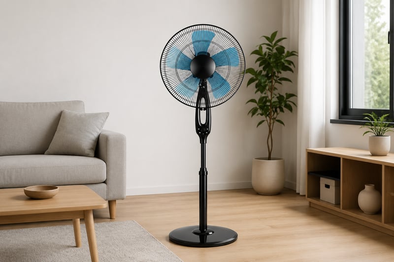 16 inch AC Stand Fan With Remote Control illustrative application scene