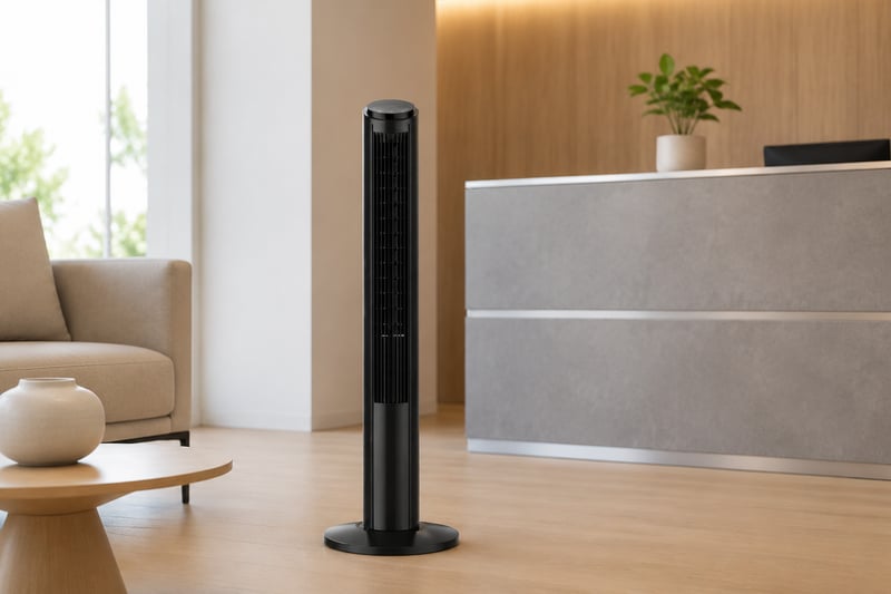 40 inch Tower Fan With Remote Control illustrative application scene
