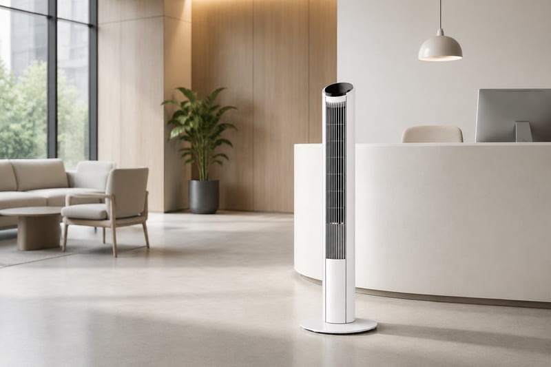 40 inch Tower Fan With Remote Control illustrative application scene