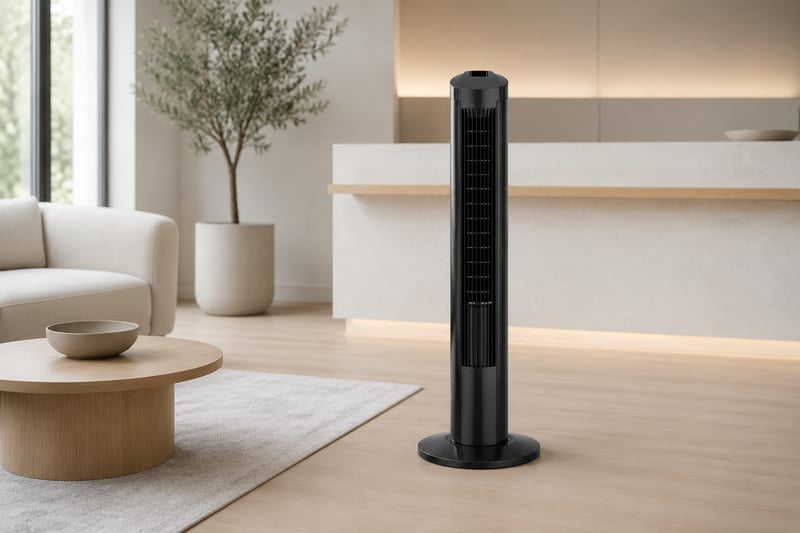 40 inch Tower Fan With Remote Control illustrative application scene