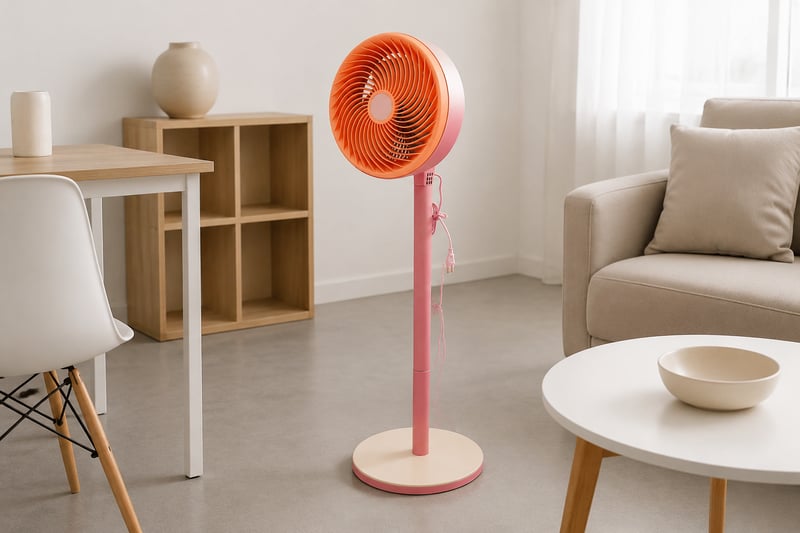 8 inch 3 in 1 AC Stand Fan illustrative application scene