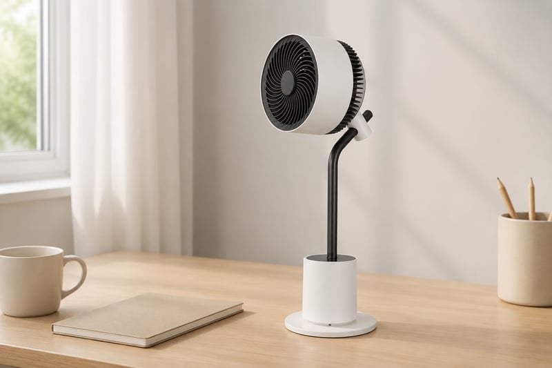 8 inch BLDC Circulation Stand Fan illustrative application scene